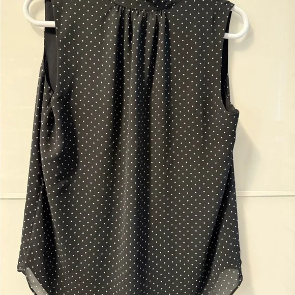 RW&CO Black Polka Dot Sleeveless Top - Picture 6 of 6